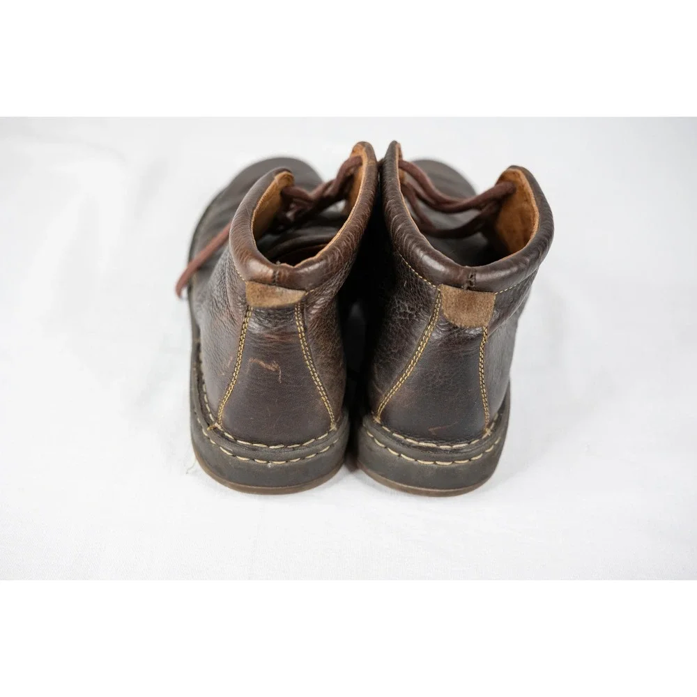 Born Chukka Boots Mens 10 Brown Good Leather Lace Up Ankle M6021 casual
